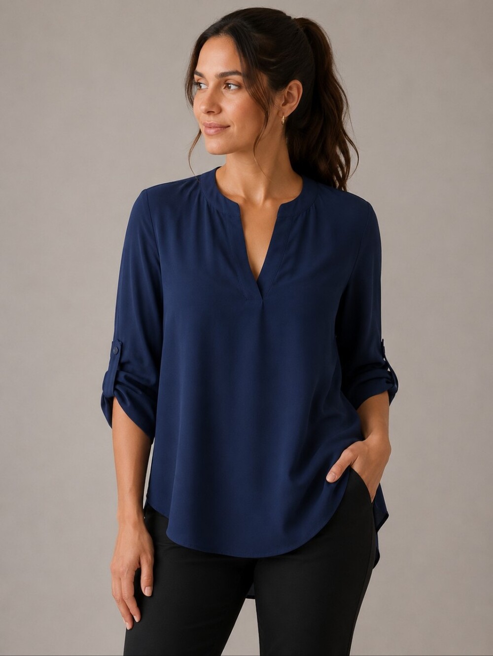 Cato Deep Blue Women's Blouse Size 18/20W